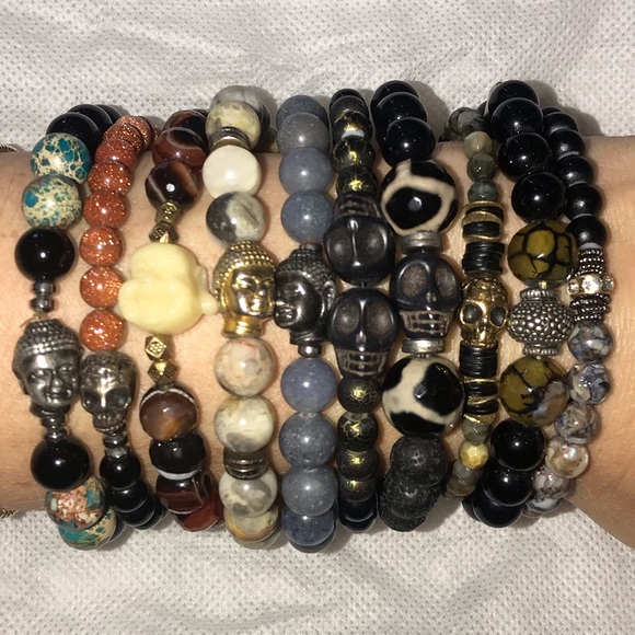 Beaded Stone Bracelet - Picture 2 of 2